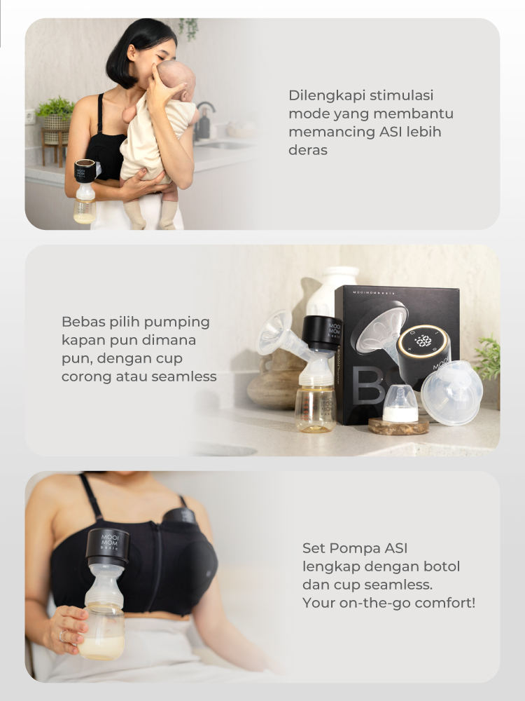 MOOIMOM B9 Pro Set Electric Breast Pump description image